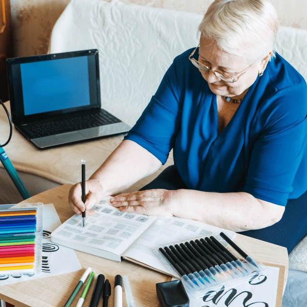 activité dessin senior